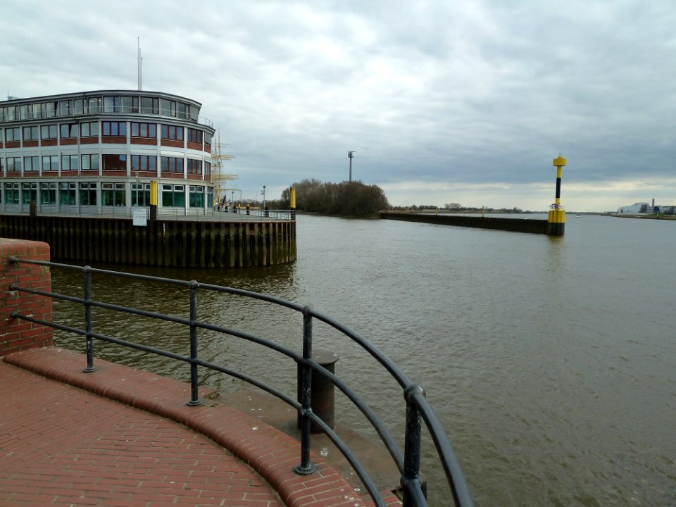 Vegesacker Hafen - Zusammenfluss Lesum und Weser