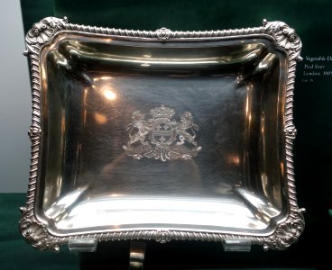 Vegetable dish with motto Ut Prosim, Paul Storr, London, 1805-1806, London, silver - Fowler Museum - University of California, Los Angeles - DSC02560