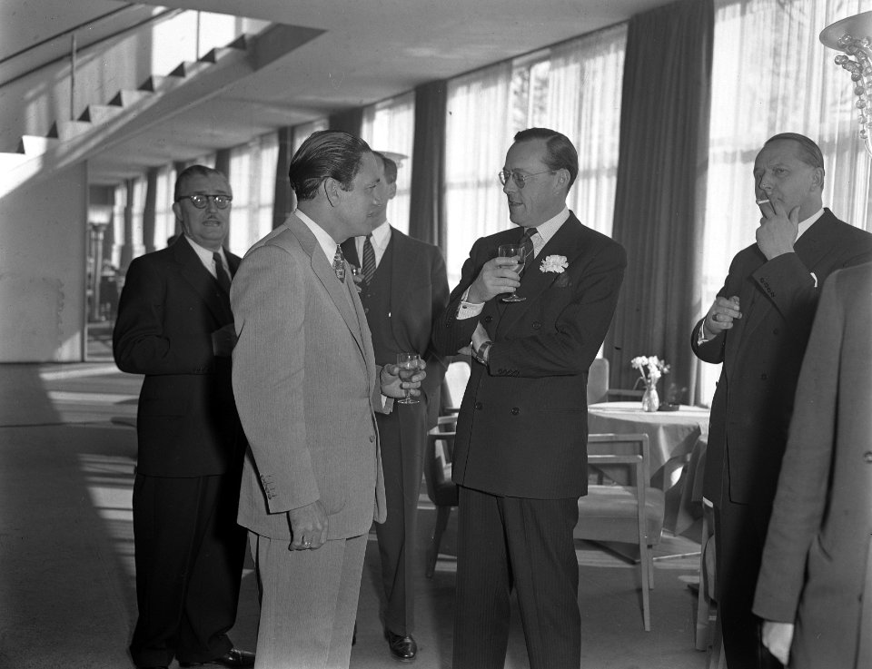 Veertig jarig bestaan Jaarbeurs Utrecht Prins Bernhard houdt herdenkingsrede, Bestanddeelnr 907-6412