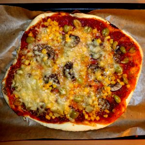 Vegetarian-pizza