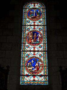 Veigné (Indre-et-Loire) église, vitrail 07