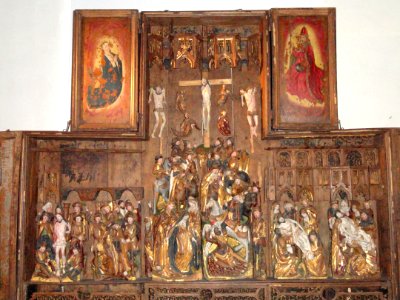 Vehmaa Church reredos, made in Brussels, ca. 1470 - National Museum of Finland - DSC04208