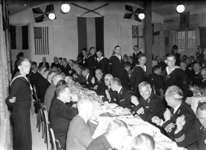 Veertig-jarig jubileum Onderzeedienst.. Diner officieren reunisten. Overzicht, Bestanddeelnr 902-2294