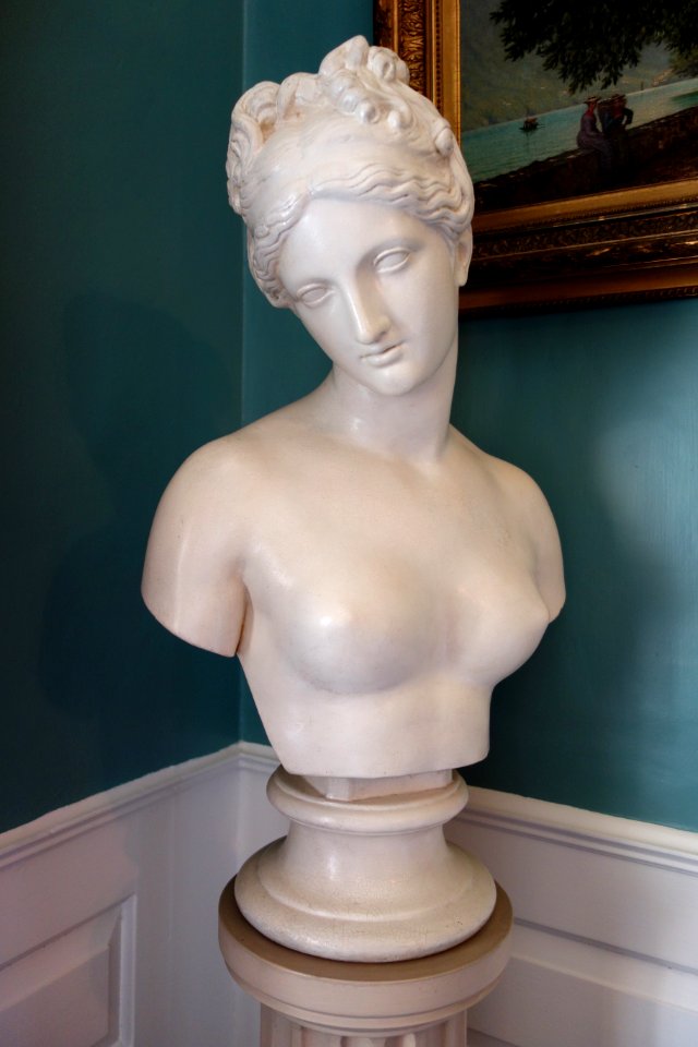 Venus of Medici, painted plaster copy, Boston, 1901-1911 - Longfellow National Historic Site - DSC04693
