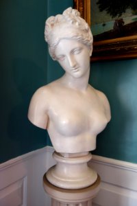 Venus of Medici, painted plaster copy, Boston, 1901-1911 - Longfellow National Historic Site - DSC04693