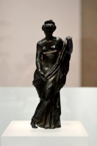 Venus of Hinzerath with breastband, 2th century CE, Wederath, exhibited at 'Timeless Beauty' at Gallo-Romeins Museum Tongeren 2016