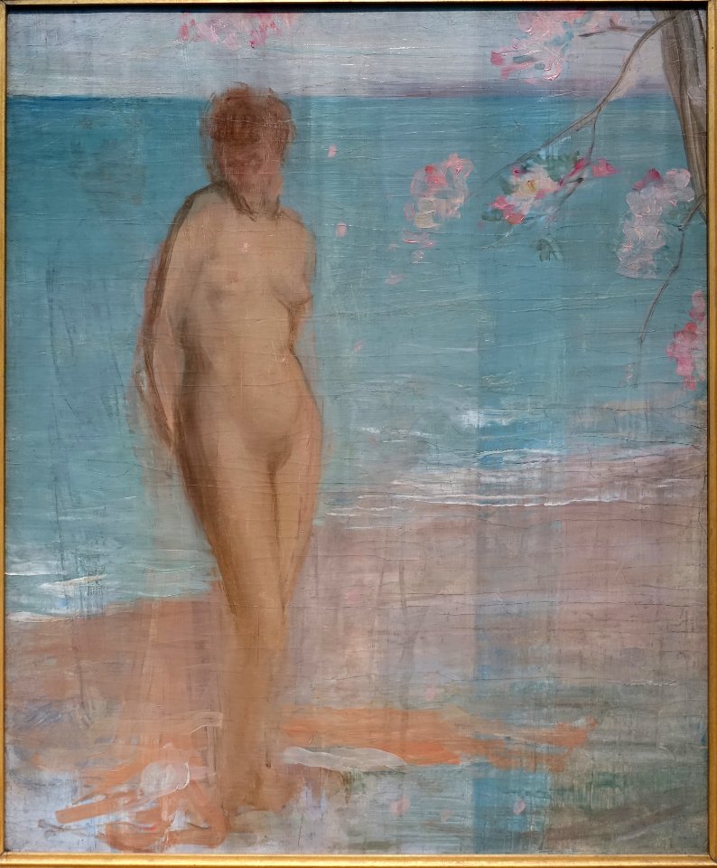 Venus Rising from the Sea, by James McNeill Whistler, c. 1866-1870, oil on canvas - Freer Gallery of Art - DSC04815