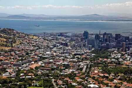 Table mountain football stadium skyscrapers