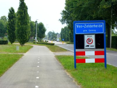 Ven-Zelderheide (Gennep) entreebord
