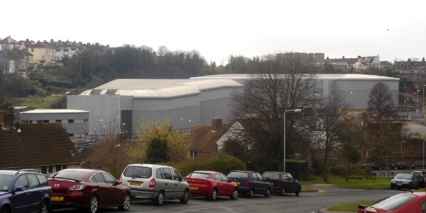 Veolia Refuse Disposal Facility, Hollingdean Lane, Hollingdean (March 2009, seen from Davey Drive)