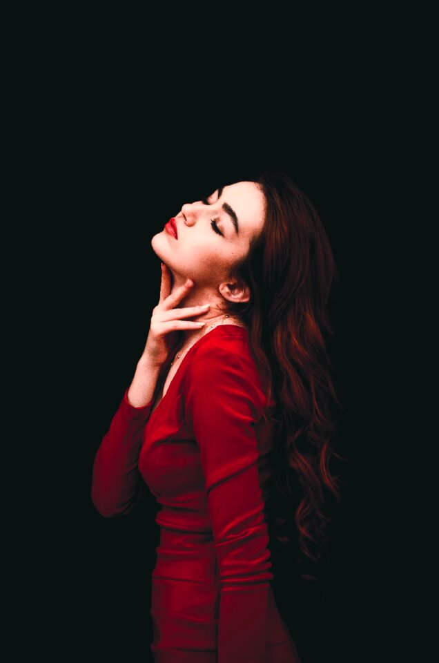 Dress woman portrait