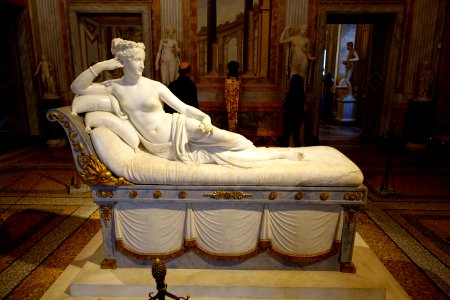 Venus Victrix by Antonio Canova, 1805-1808, marble - Galleria Borghese - Rome, Italy - DSC04967