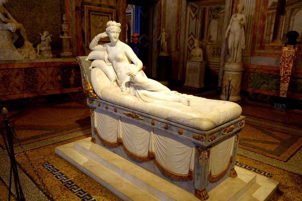 Venus Victrix by Antonio Canova, 1805-1808, marble - Galleria Borghese - Rome, Italy - DSC04966