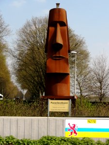 Venray Wanssum, Paaseilandbeeld aan N270, door Juul Baltussen 2008