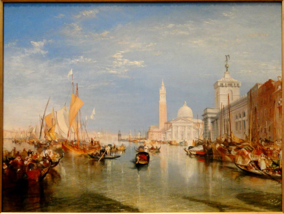 Venice - The Dogana and San Giorgio Maggiore by Joseph Mallord William Turner, 1834, oil on canvas, view 1 - National Gallery of Art, Washington - DSC00004