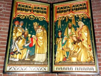 Venray Oostrum, Rijksmonument 37228 O.L.V. kerk koor, 3+4 van 4 taferelen