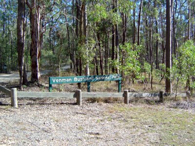 Venman Bushland National Park entrance