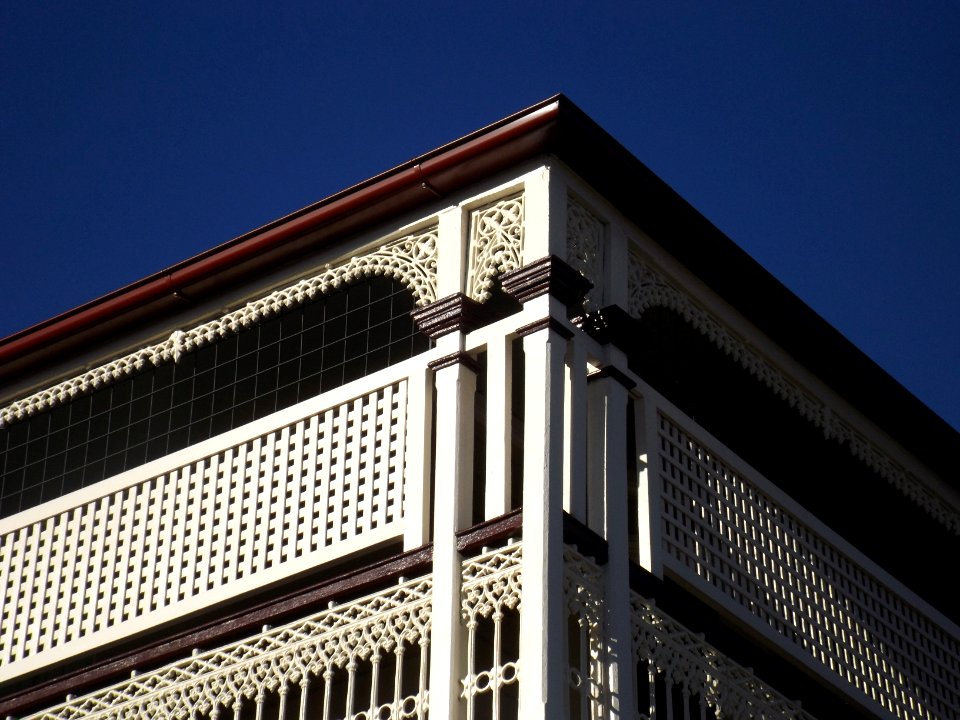 Verandah of Queensland Country Women's Association Girls' Hostel at Ipswich, Queensland