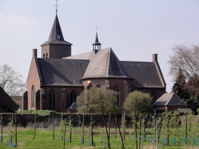 Venray Blitterswijck, Rijksmonument 28433, O.L.V. Geboortekerk achteraanzicht
