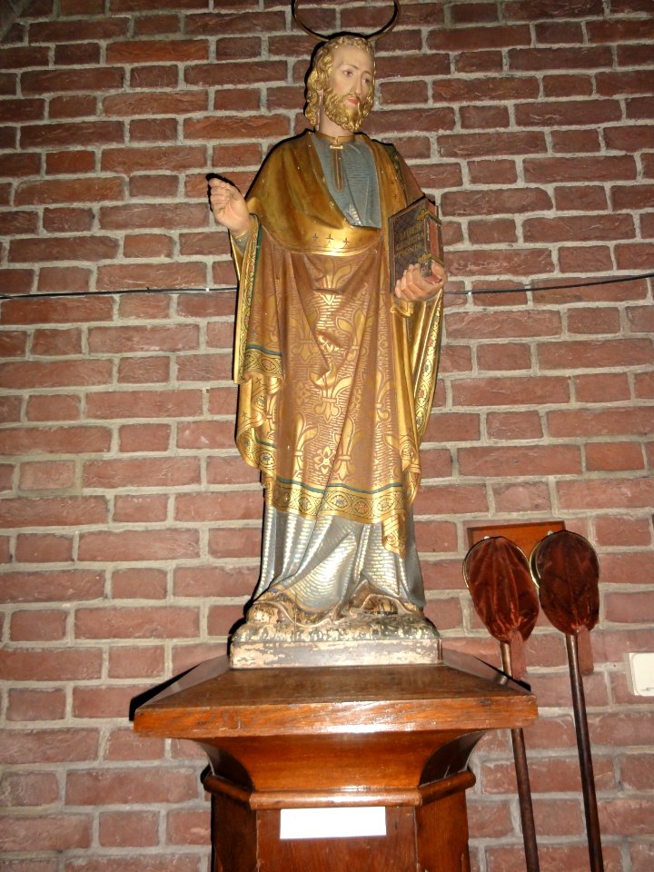 Venray Oostrum, Rijksmonument 37228 O.L.V.kerk beeld St.Jozef, 1878 door Jos Thissen