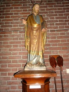 Venray Oostrum, Rijksmonument 37228 O.L.V.kerk beeld St.Jozef, 1878 door Jos Thissen