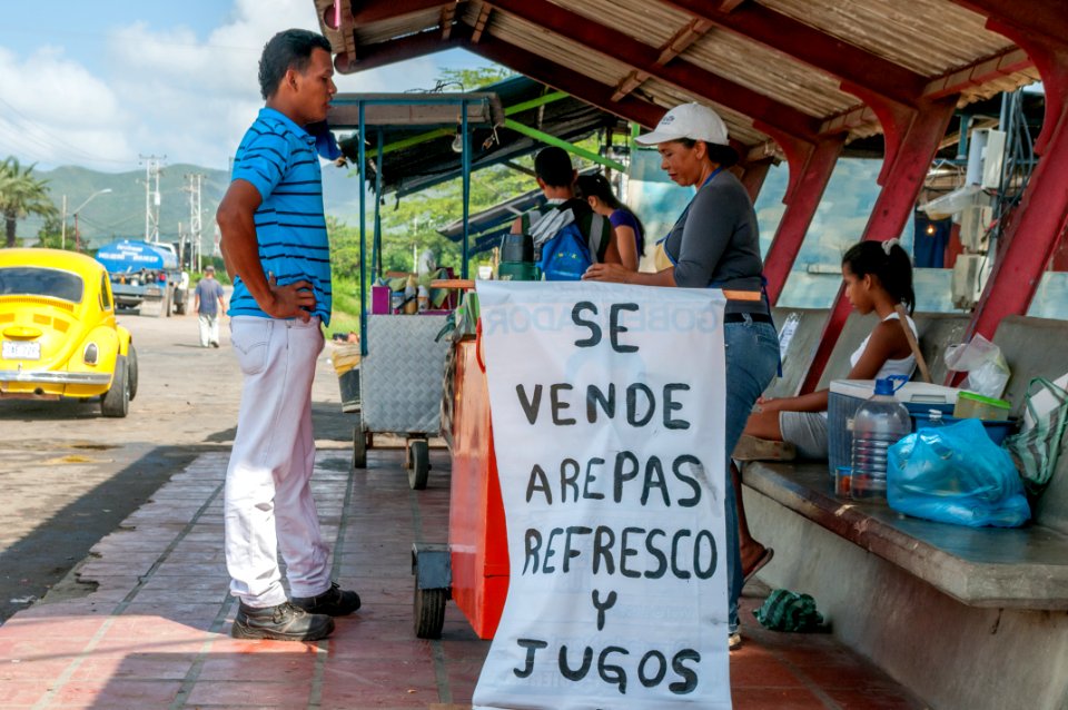 Vendedora de comida en la Encrucijada