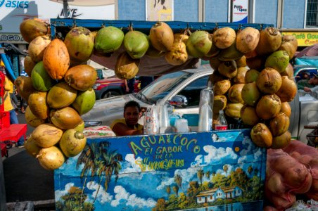 Vendedora ambulante de Coco