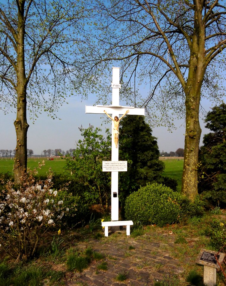 Venray Leunen, wegkruis bij Oosterbroek
