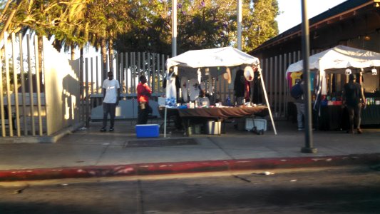 Vendors at Watts Station, Watts LA CA 103 st photo