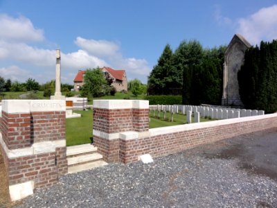 Vendegies-sur-Écaillon (Nord, Fr) cimetière du calvaire, CWGC cemetery