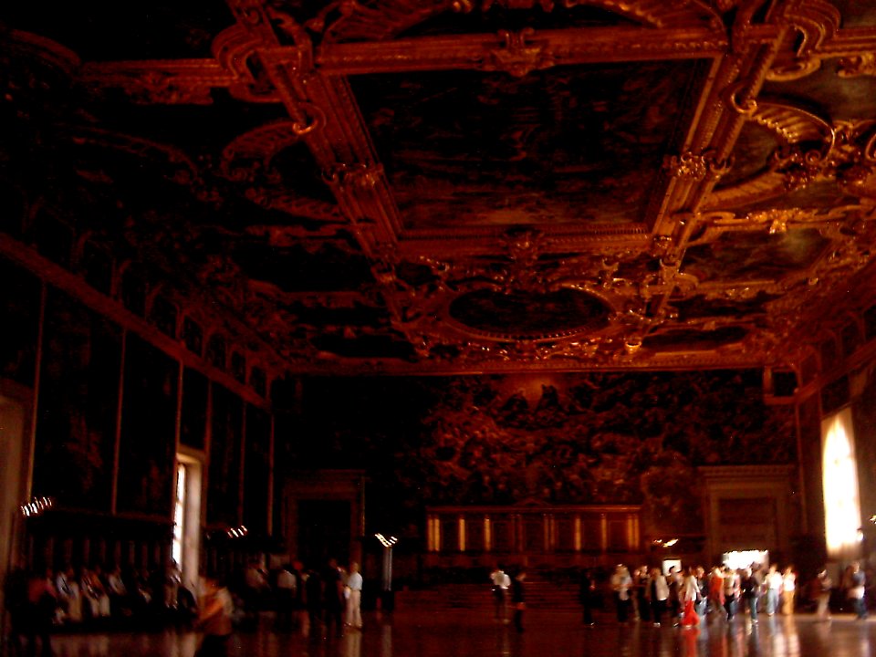 Venedig Dogenpalast Innen Prunksaal