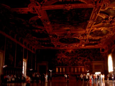 Venedig Dogenpalast Innen Prunksaal