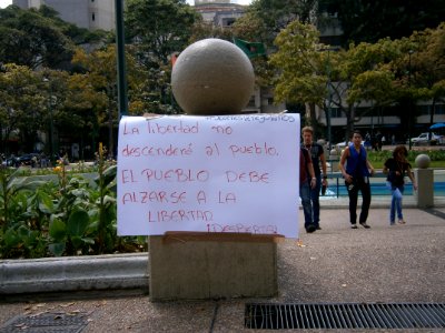 Venezuela protests against the Nicolas Maduro government, in Altamira Square 22