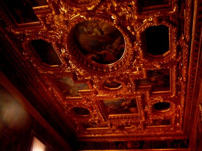 Venedig Dogenpalast Innen Decke 1 photo
