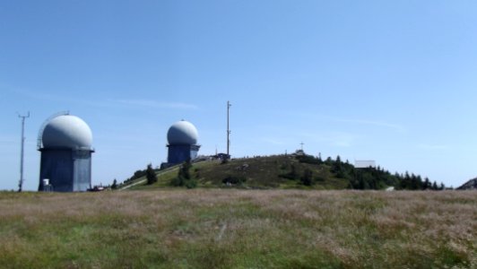 Velký Javor - zařízení na vrcholu J