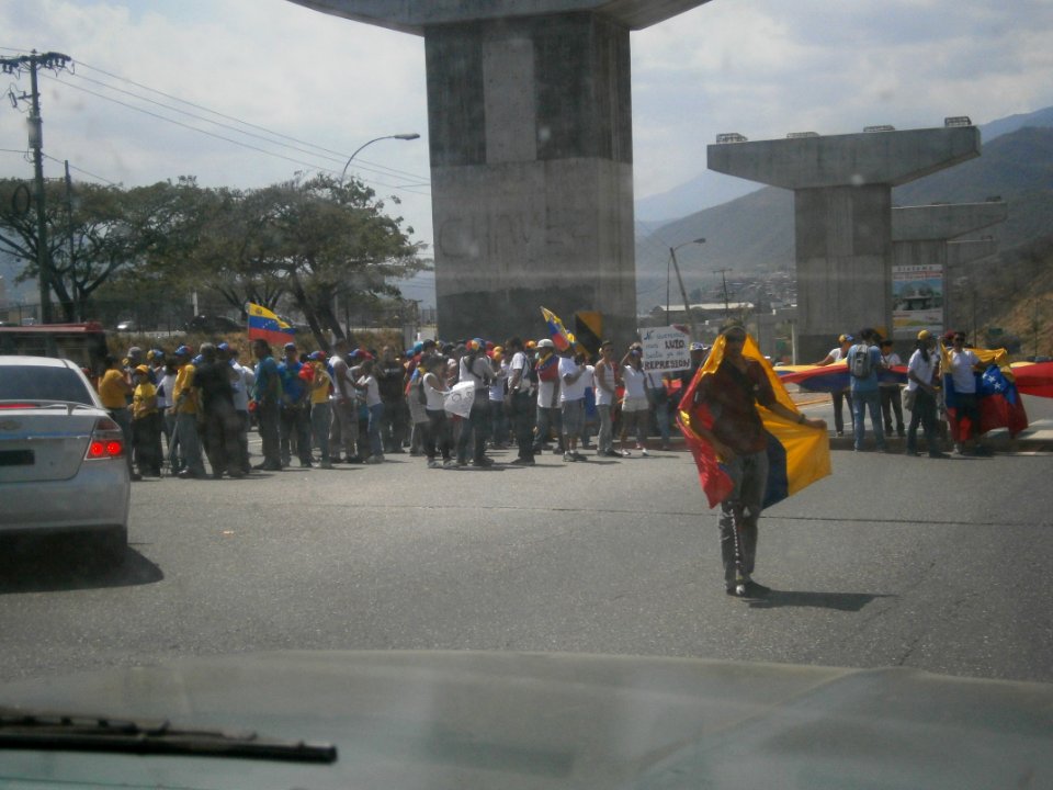 Venezuela protests against the Nicolas Maduro government, in Guatire, Venezuela 02