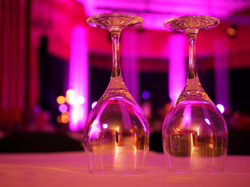Ballroom table cover romantic