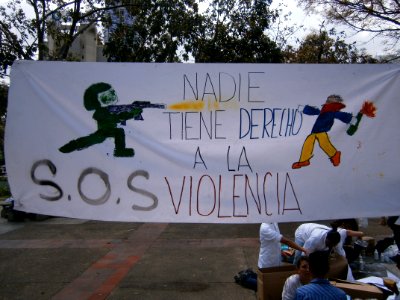 Venezuela protests against the Nicolas Maduro government, Altamira Square 3