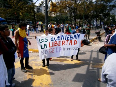 Venezuela protests against the Nicolas Maduro government,, Altamira Square 02