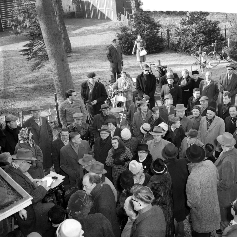 Veiling van de inboedel van Jolle Jansma te Bussum overzicht van de veiling in d, Bestanddeelnr 911-9872