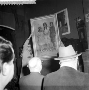 Veiling van schilderijen bij Mak van Waay, Bestanddeelnr 911-0808
