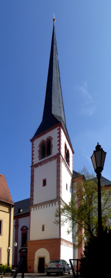 Veitshöchheim, Veitskirche von Westen, 13