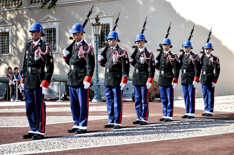 Changing of the guard monaco palace of monaco