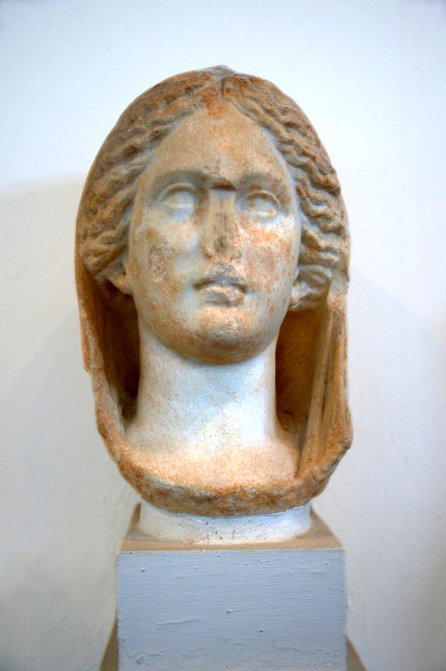 Veiled head woman Rhodes