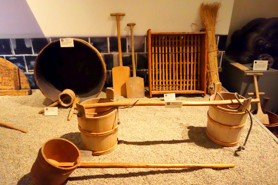 Various implements - Takara Sake Museum - Berkeley, CA - DSC04644