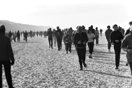 Vanmiddag is in Egmond aan Zee de Le Champion, een gr duin en strandloop gelop, Bestanddeelnr 931-2372