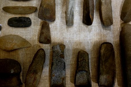 Various objects - Charles Chauncy Ferguson collection, found in central Massachusetts - Robbins Museum - Middleborough, Massachusetts - DSC03760