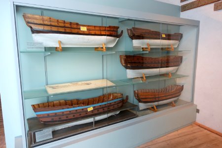 Various ship models - Marinmuseum, Karlskrona, Sweden - DSC08838