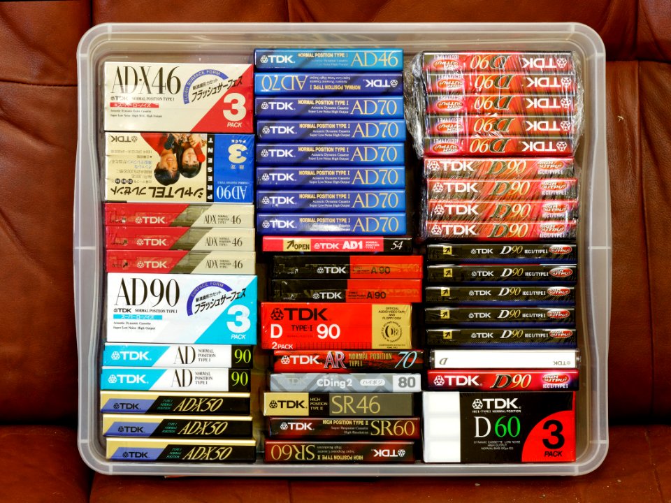 Various TDK Type I cassettes