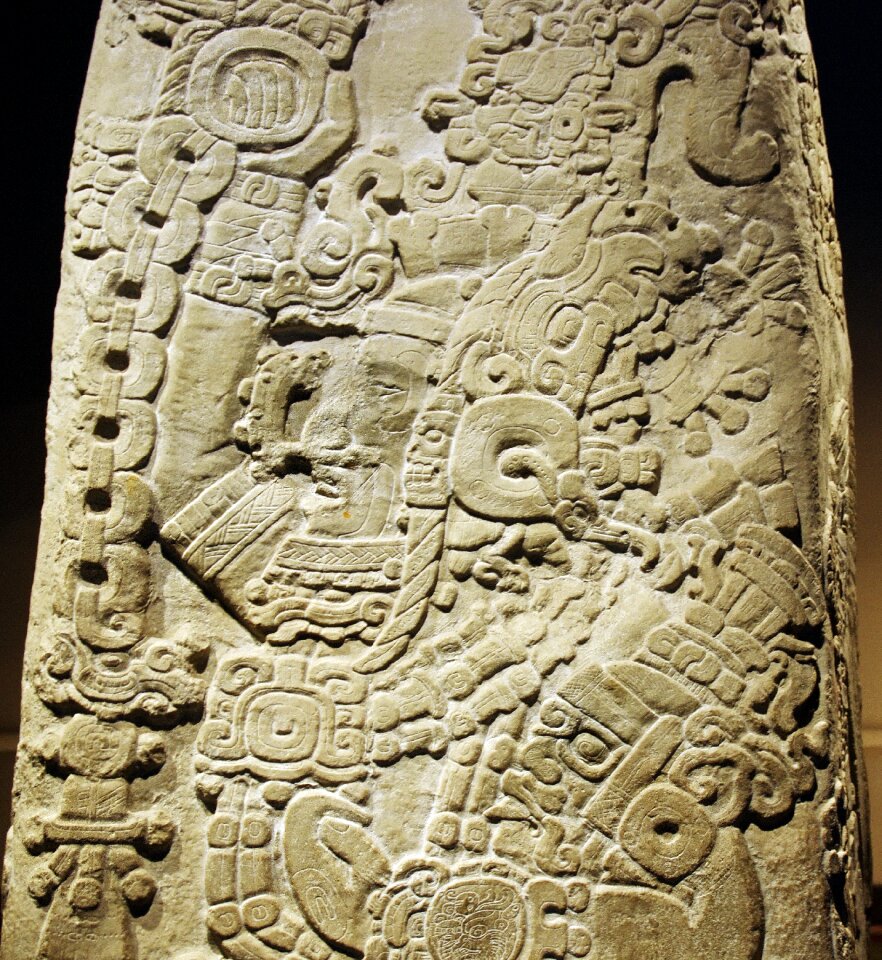 Stone warrior aztec